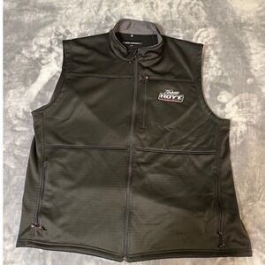 Team Hoyt Archery Vest Men's Size XXL Black Full Zip Core Element Sleeveless